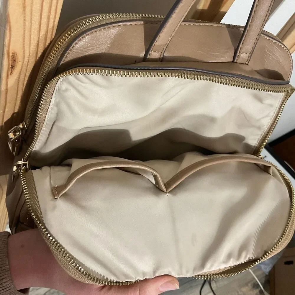 I.N.C International Concepts Giigi Backpack faux leather tan